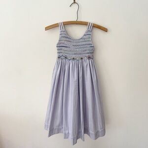 WILL’BETH EUC Classic Hand Smocked Lavender Pastel Heirloom Dress